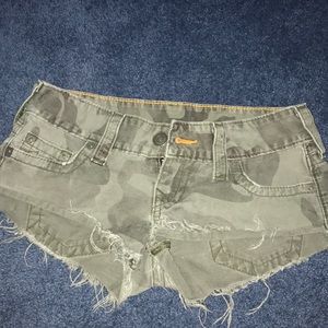 True Religion Camo Shorts